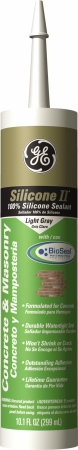 Momentive Silicone II Concrete &amp; Masonry Sealant GE5020 Pack of 12