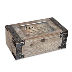 Dicksons ML201DG Decorative Music Keepsake Box - Life is Not Measured By the Number of Breaths You Take