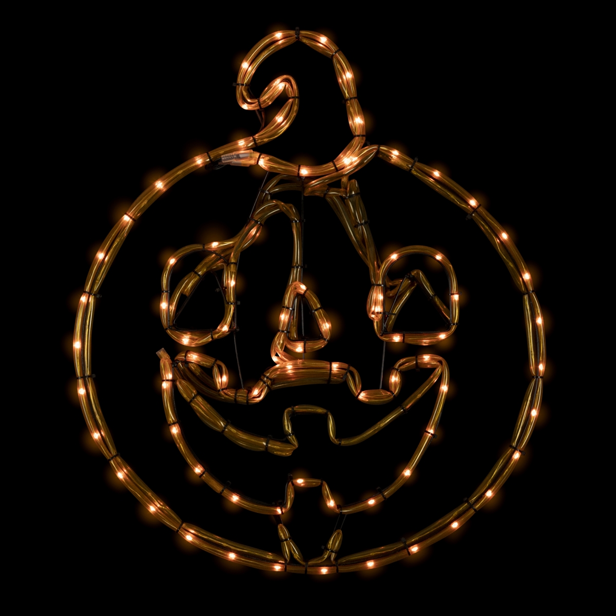 Northlight 35256337 18 in. Lighted Pumpkin with 4 Function Controller Window Silhouette Halloween Decoration