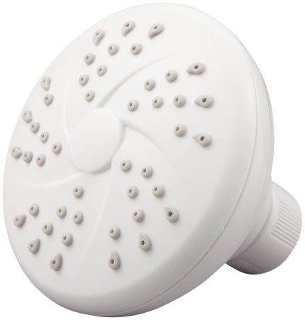 Waxman Consumer Products Group 8076300 White Fixed Showerhead