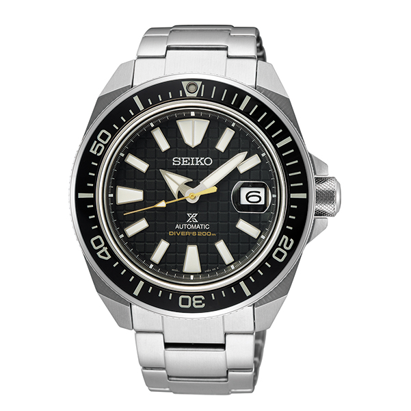 Seiko SRPE35 Prospex Diver Men Watch&#44; Silver & Black