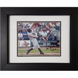 Autograph Warehouse 713852 8 x 10 in. Ian Kinsler Autographed Matted Framed Frisco Roughriders Jewish Baseball Legend Photo