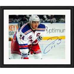 Autograph Warehouse 703812 11 x 14 in. Ryan Callahan Autographed New York Rangers Captain Matted & Framed Photo