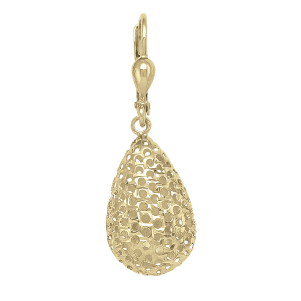 Cheri Jadore ETECA127-10KY 10K Gold Fashion Drop Earrings - 2.5 g