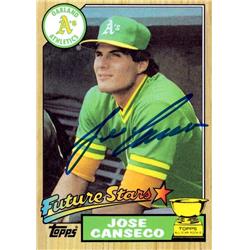 Autograph Warehouse 703180 Jose Canseco Signed Oakland Athletics 2014 Topps Future Stars That Were No.FS2 Baseball Card