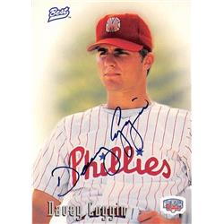 Autograph Warehouse 702523 Dave Coggin Signed Martinsville Phillies 1996 Best Rookie No.DC Baseball Card