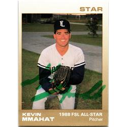 Autograph Warehouse 676863 Kevin Mmahat Autographed Fort Lauderdale Yankees 1988 Star Rookie No.44 Baseball Card