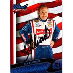 Autograph Warehouse 689223 Ken Schrader Autographed Auto Racing&#44; NASCAR & SC 2007 Wheels No.30 Trading Card