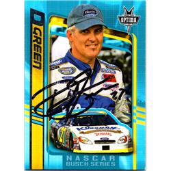 Autograph Warehouse 700186 David Green Autographed NASCAR Driver&#44; SC 2005 Press Pass Optima No.33 Trading Card