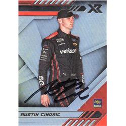 Autograph Warehouse 724272 Austin Cindric Autographed NASCAR&#44; Auto Racing & SC 2021 Panini Chronicles Xr Rookie No.1 Trading Card