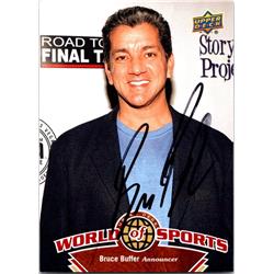 Autograph Warehouse 677407 Bruce Buffer Autographed UFC Ring Announcer&#44; Its Time 2010 Upper Deck World of Sports No.251 Trading Card