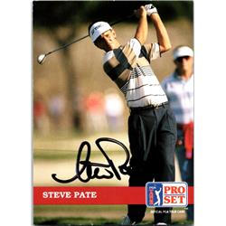 Autograph Warehouse 689486 Steve Pate Autographed PGA Tour&#44; UCLA Bruins & SC 1992 Pro Set No.77 Golf Card