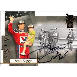 Autograph Warehouse 700206 Scott Riggs Autographed Auto Racing&#44; NASCAR & SC 2006 Press Pass Vip No.75 Trading Card