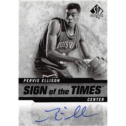 Autograph Warehouse 703373 Pervis Ellison Signed Louisville Cardinals 2014 Upper Deck Sign of the Times No.SOTPE Basketball Card