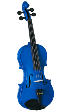 SAGA AB-05BU 1-2 Anton Breton Student Violin Outfit - Blue
