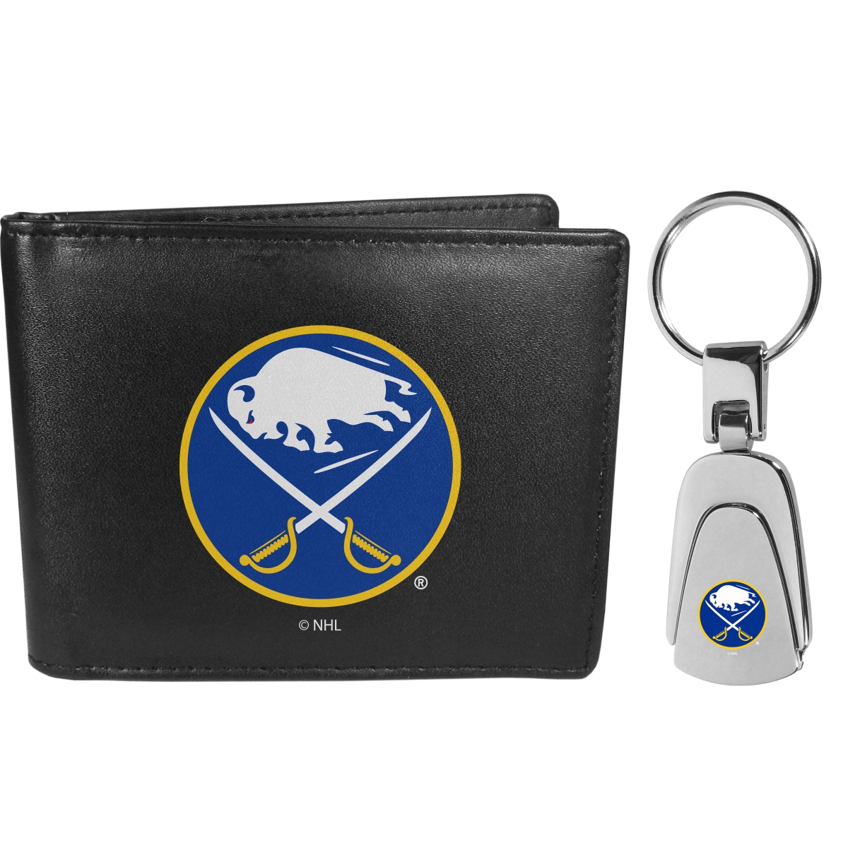 Siskiyou Sports Siskiyou HBIL25KP NHL Buffalo Sabres Bi-fold Wallet & Steel Key Chain