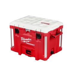 Milwaukee MWK48-22-8462 40 qt. Packout XL Cooler&#44; Red & White