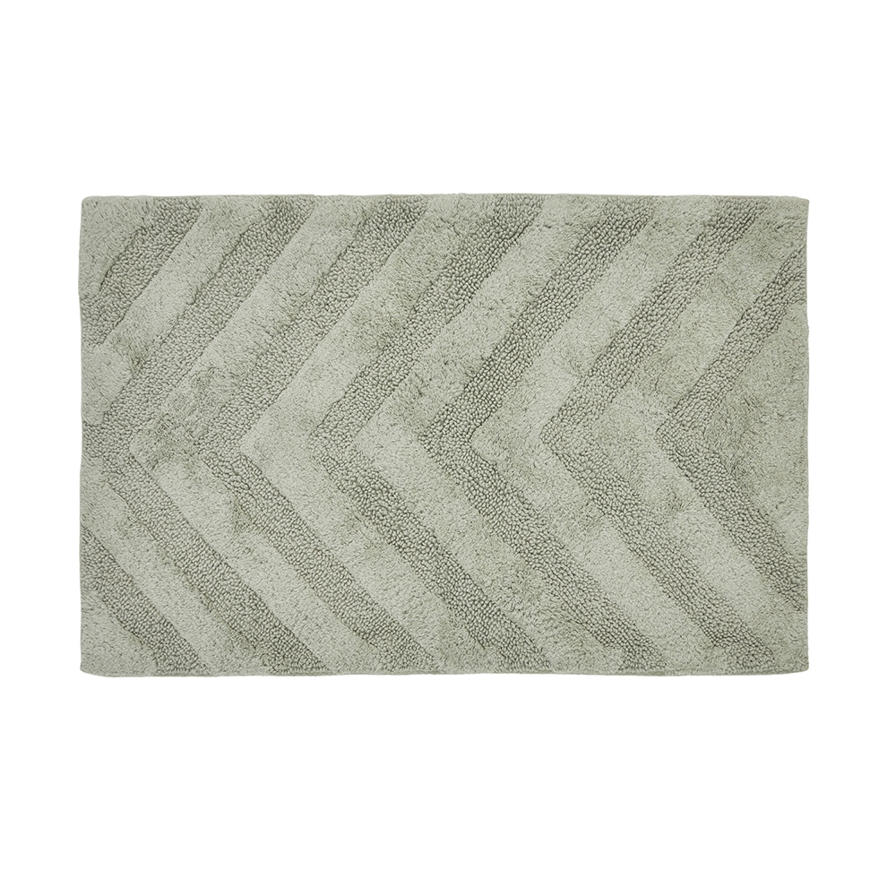 Better Trends BAHG2134SA Better Trends Hugo Collection 100% Cotton 21&' x 34&' Rectangle Bath Rug in Sage