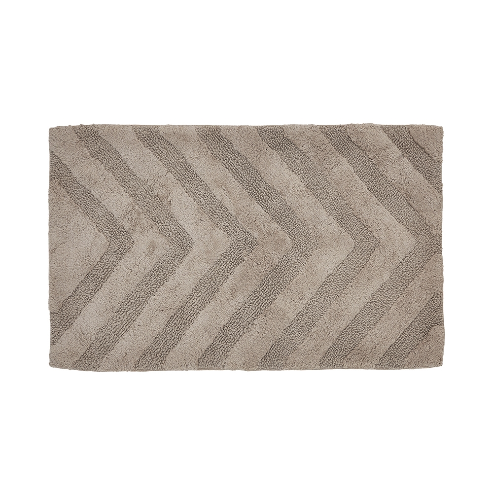 Better Trends BAHG2134SD Better Trends Hugo Collection 100% Cotton 21&' x 34&' Rectangle Bath Rug in Sand