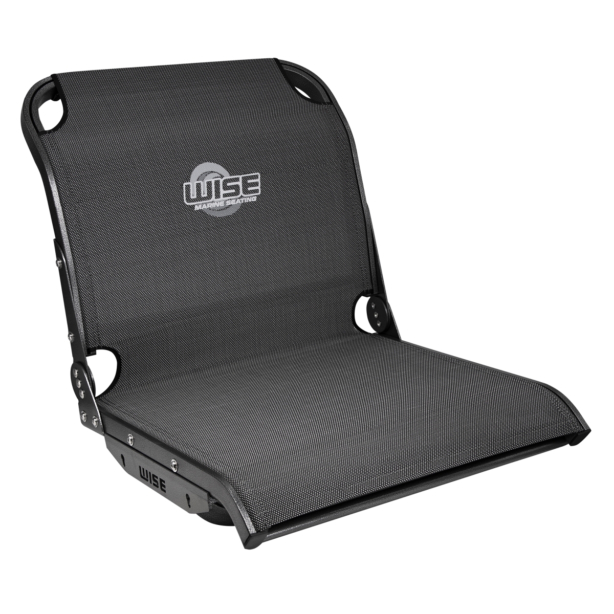 Wise 3374-1800 Aero X Mesh Mid Back Boat Seat, Carbon