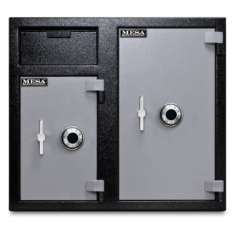 Mesa Safe MFL2731CC Depository Safe with Dual Doors Side by Side 2 Combination Dial Locks