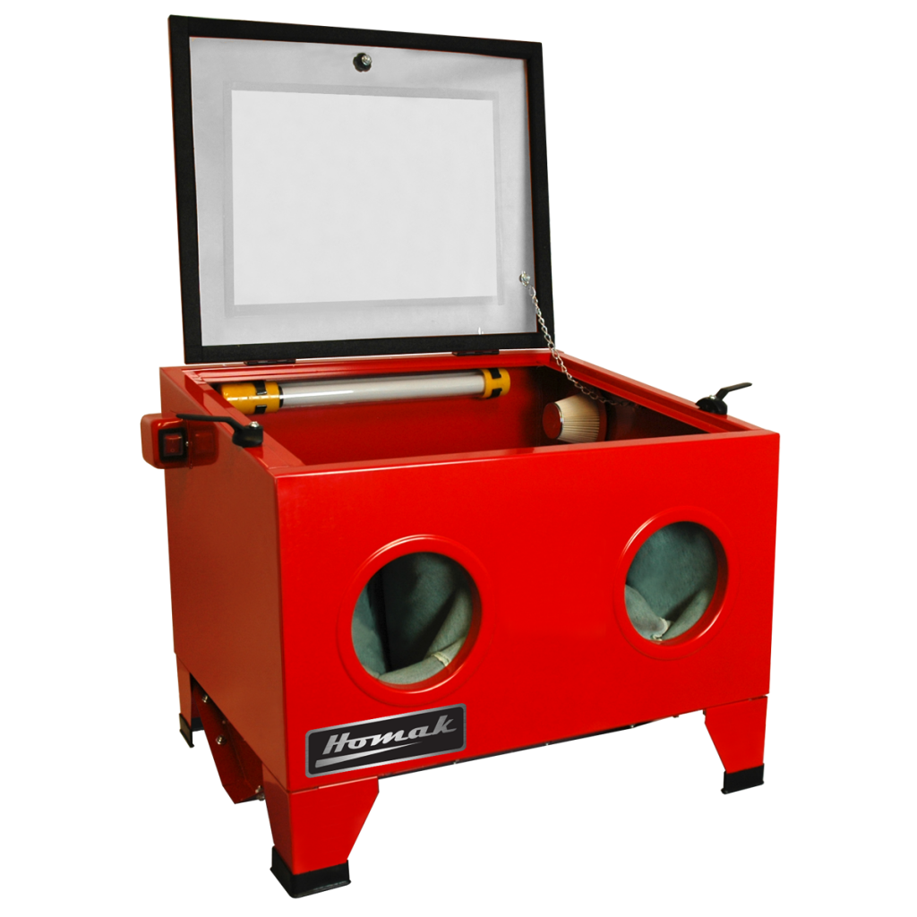 Homak RD00920250 Table Top Abrasive Blast Cabinet, Red