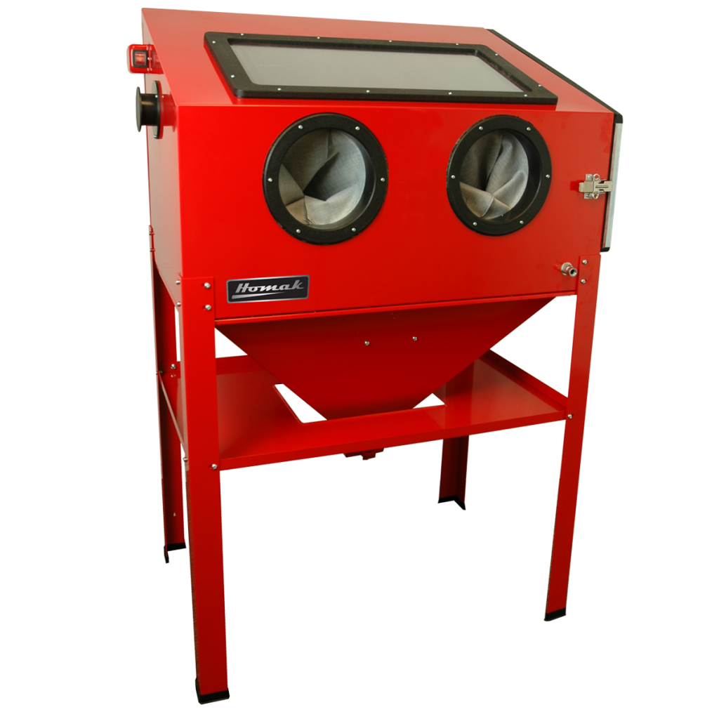 Homak RD00924380 Vertical Abrasive Blast Cabinet, Red