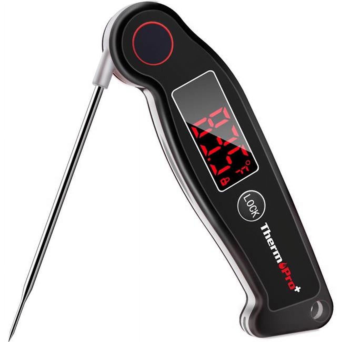 ThermoPro 8083578 LCD Grill & Meat Thermometer&#44; Black