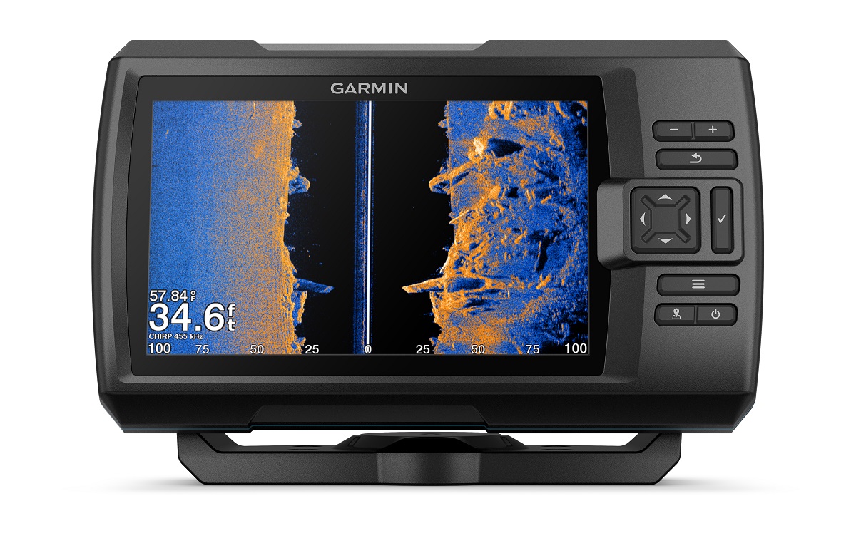 Garmin GAR0100255300 Striker Vivid 7SV 7 in. Fishfinder GPS Track Plotter with GT52 Not A Chartplotter