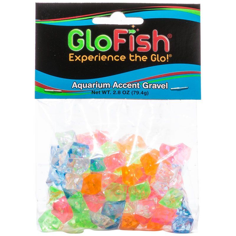 GloFish WL29018 3 oz Accent Gravel-Multicolor Gems