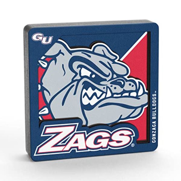 YouTheFan 1908719 NCAA Gonzaga Bulldogs 3D Logo Series Magnets