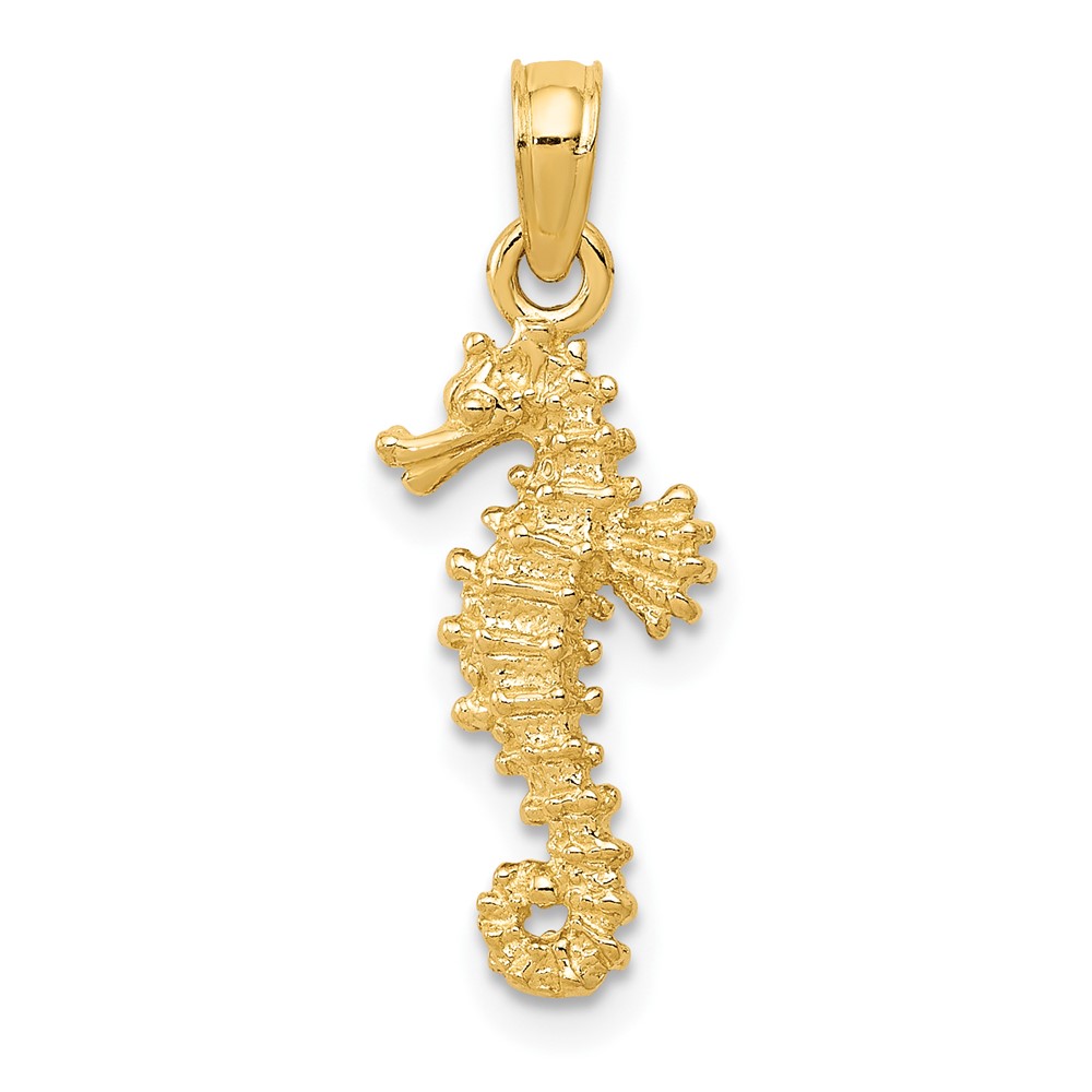 Bagatela 10K Yellow Gold Seahorse Pendant