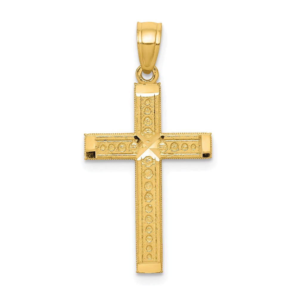 Bagatela 10K Yellow Gold Cross Pendant