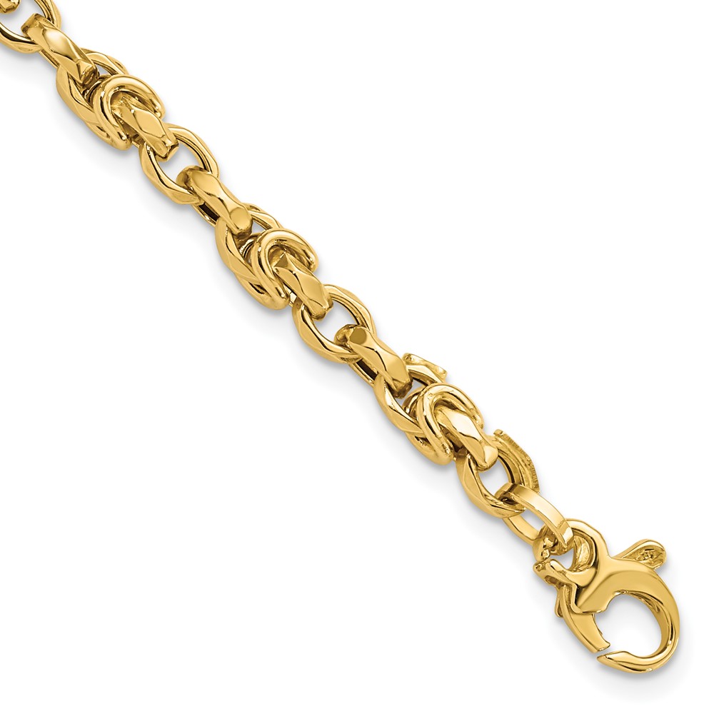 Bagatela 14K Gold Fancy Byzantine Style Link Bracelet
