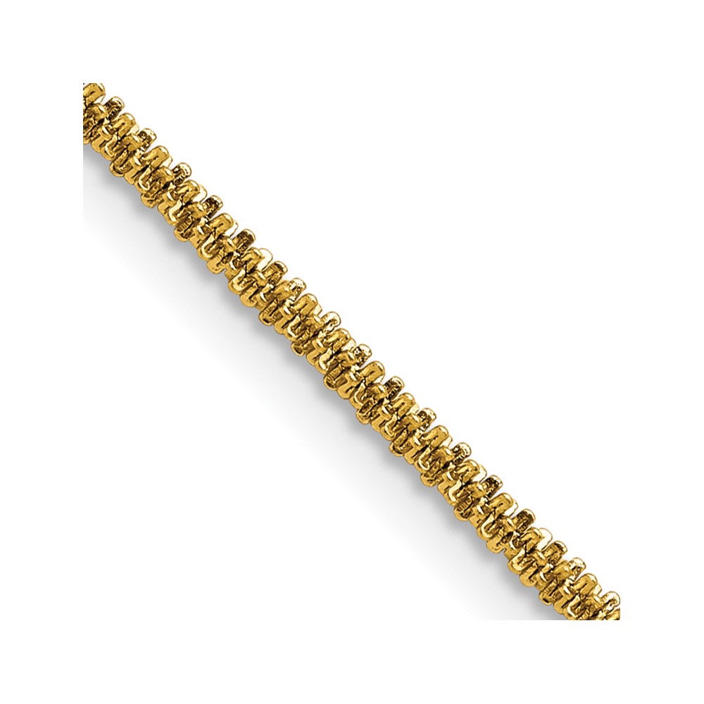 Bagatela Stainless Steel Polished Yellow IP-Plated 2.2 mm Cyclone 24 in. Chain