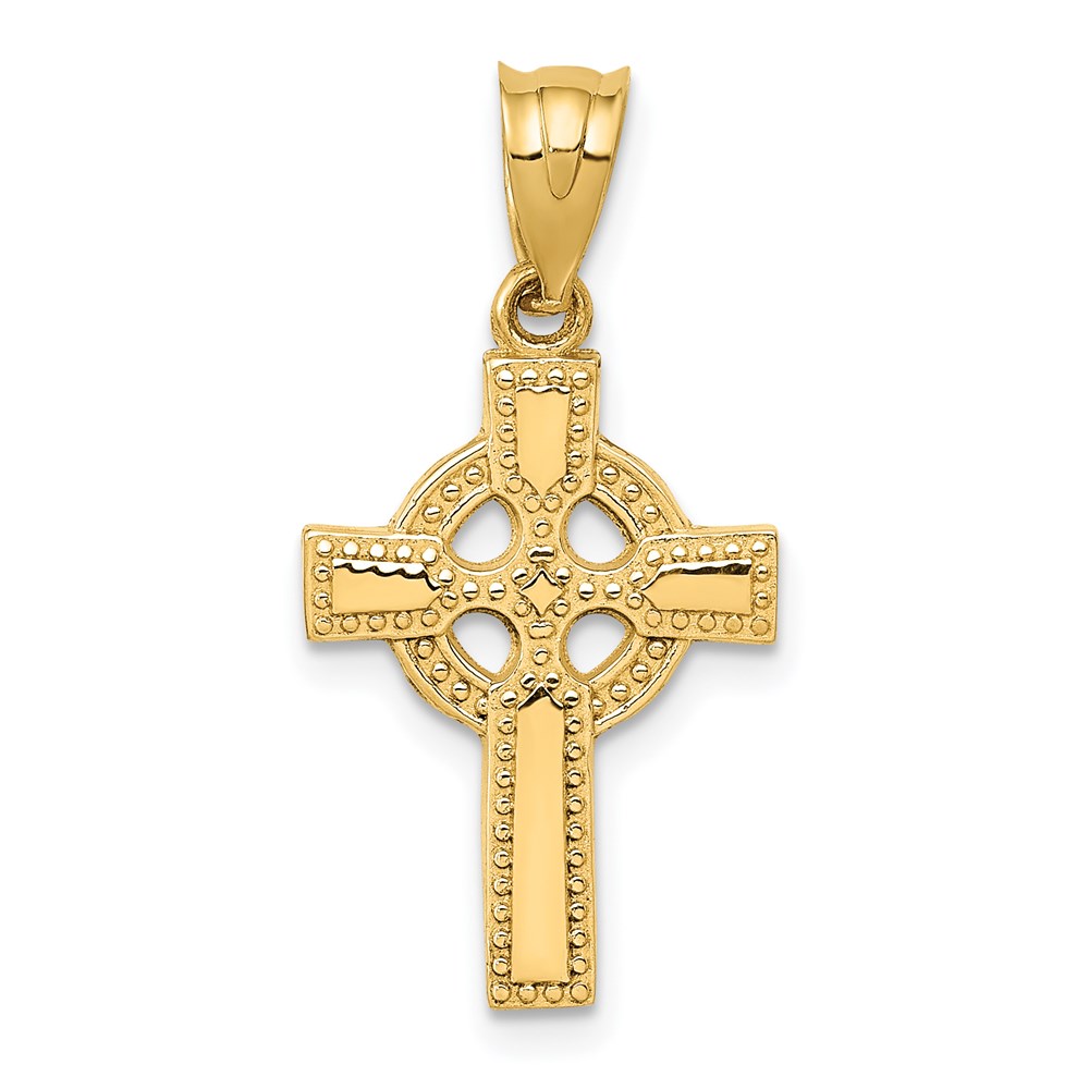 Bagatela 14K Yellow Gold Celtic Cross Pendant
