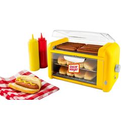 Oscar Mayer Nostalgia Oscar Mayer Extra Large 8 Hot Dog Roller & 8 Bun Toaster Oven, Stainless Steel Grill Rollers, Non-Stick Warming Racks, Perfect F
