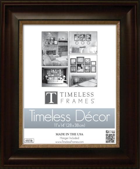 Timeless Frames 78466 Alexandra Cherry Gold Wall Frame, 11 x 14 in.