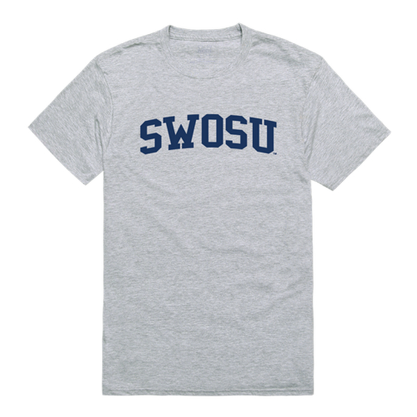W Republic 500-675-HGY-02 Southwestern Oklahoma State University Bulldogs Game Day T-Shirt&#44; Heather Grey - Medium