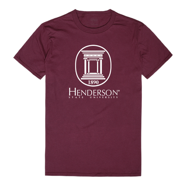 W Republic 516-719-MAR-02 Henderson State University Reddies Institutional T-Shirt&#44; Maroon - Medium