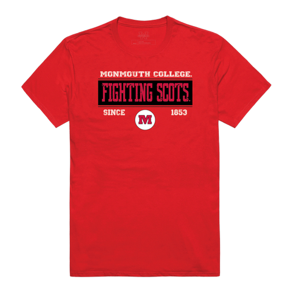 W Republic 507-695-RED-04 Monmouth College Fighting Scots College Established T-Shirt&#44; Red - Extra Large