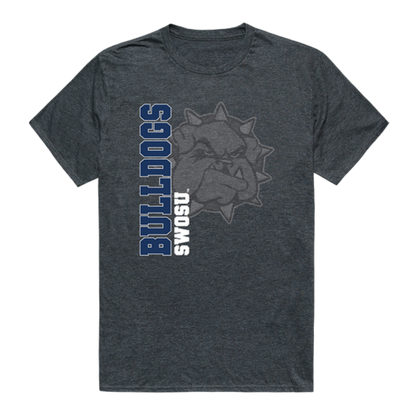 W Republic 515-675-HCH-02 Southwestern Oklahoma State University Bulldogs Ghost College T-Shirt&#44; Heather Charcoal - Medium