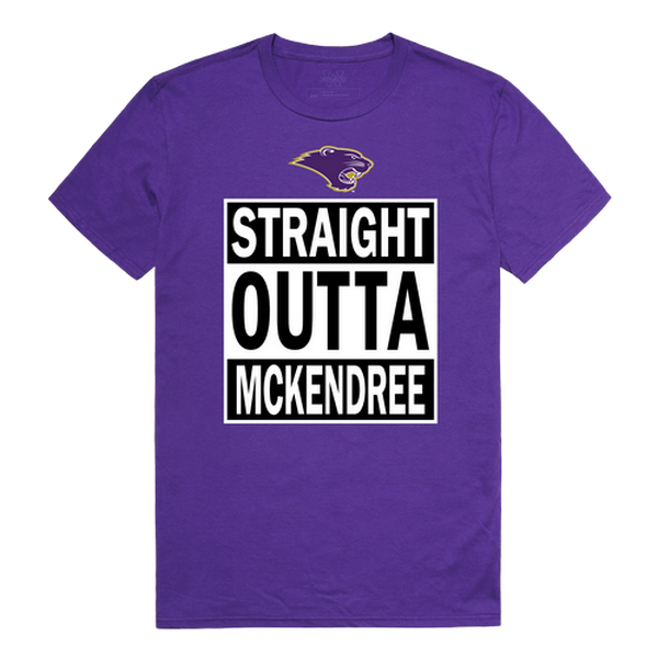 W Republic 511-721-PUR-05 McKendree University Bearcats Straight Outta T-Shirt&#44; Purple - 2XL
