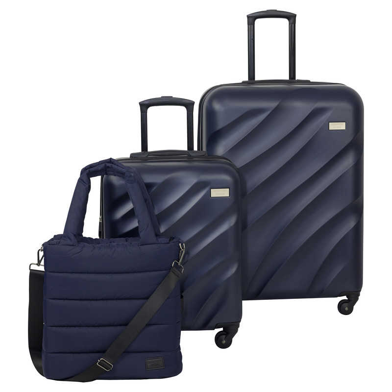 Geoffrey Beene GB25-3 Puffer Hardside Collection Luggage Set - 3 Piece