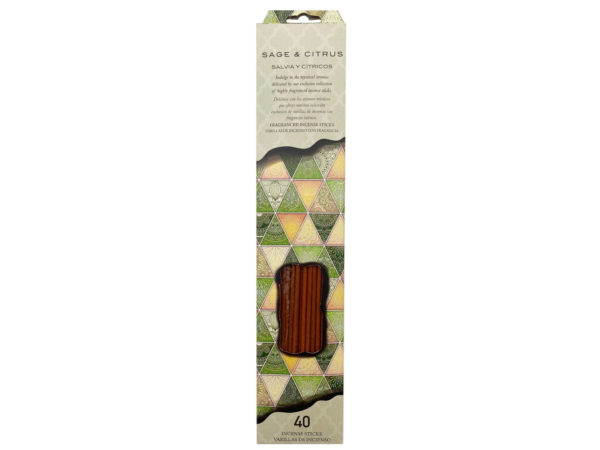 KOLE IMPORTS AA643-78 Sage & Citrus Incense Sticks&#44; 40 Count - Pack of 78