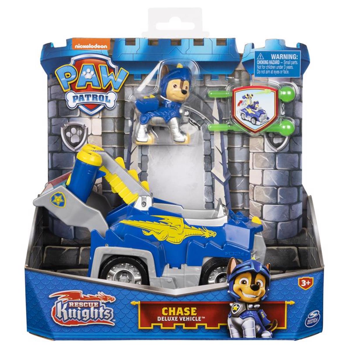 Paw Patrol 9084275 Spin Master Chase Transforming Toy Car&#44; Multi Color - 4 Piece