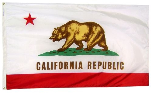 Annin Flagmakers 140484 8 x 12 ft. Nylon - Glo California Flag