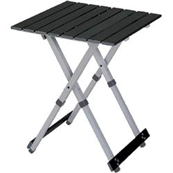 GCI Outdoor 39126 20 in. Outdoor Compact Camp Table, Black Chrome