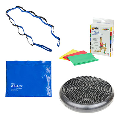 Cando International Inc Cando 10-6800 Home Physical Therapy Kit - Ankle Sprain Beginner