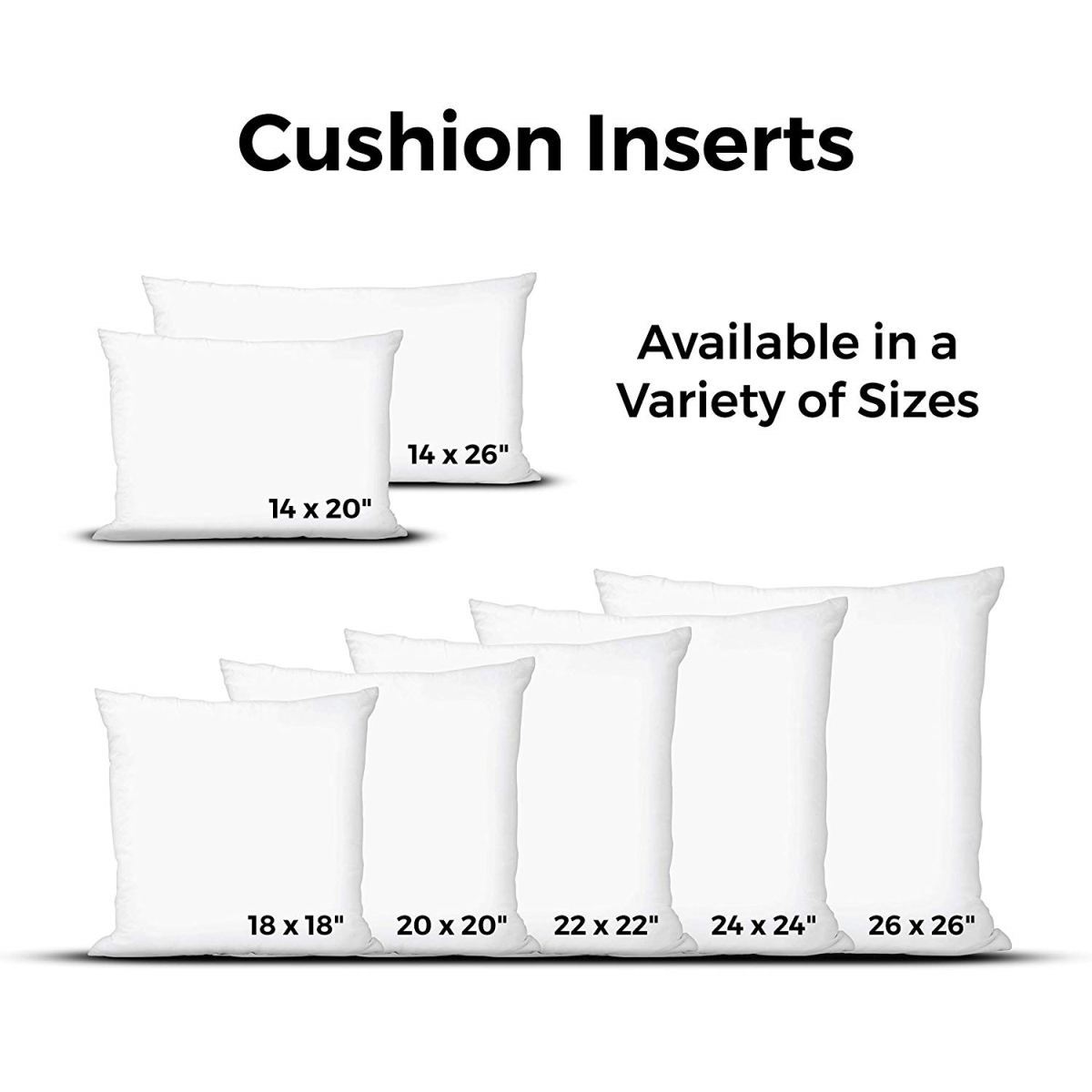 Westex 602222 22 x 22 in. Feather Cushion Insert, White